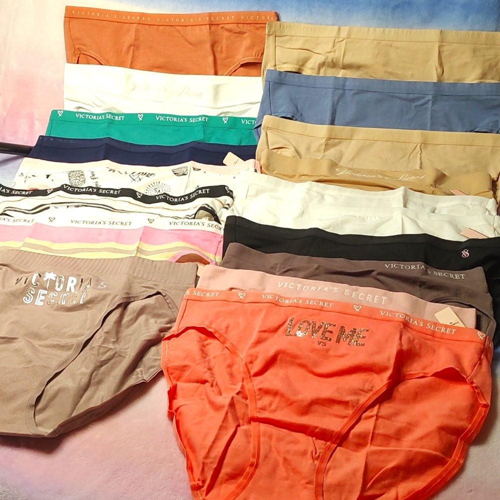 18 Pairs NWT Victoria Secret High Leg Brief.